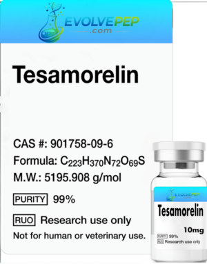 Tesamorelin GHRH Analog Research Peptide 10mg Full 6x Panel Tested (Identity, Quantity, Purity, Sterility, Endotoxin, Heavy Metals)