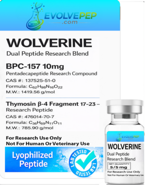 BPC/TB500 WOLVERINE Dual Peptide Research Blend 5/5mg (unpretty pucks)