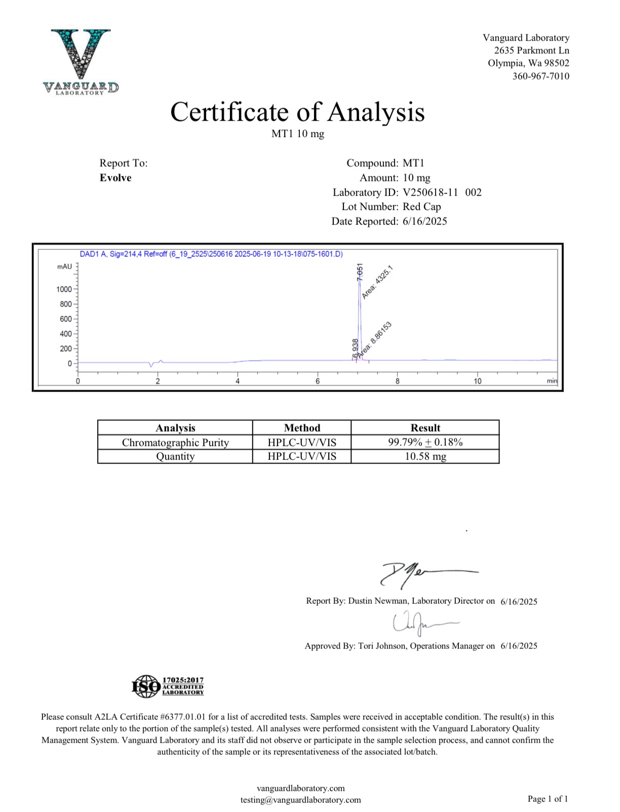 Melanotan-1 Single Melanocortin Receptor Research Peptide 10mg - Image 3